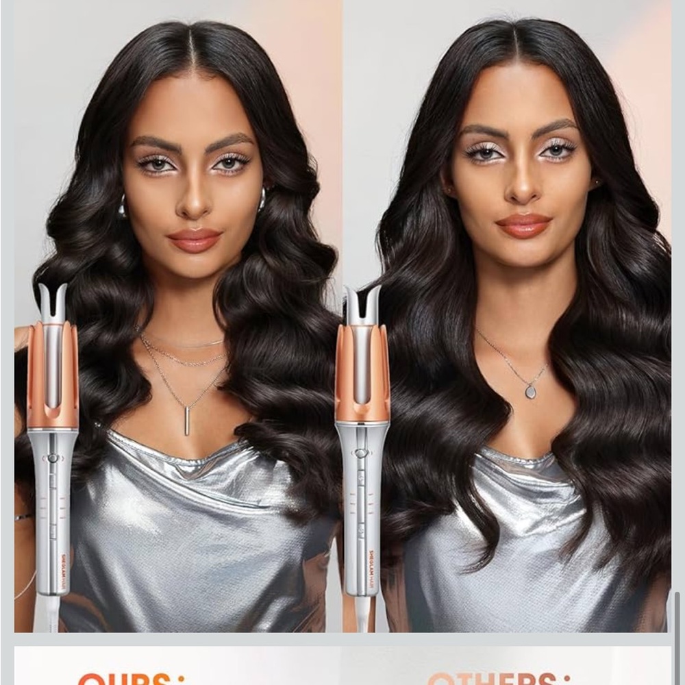 SHEGLAM Hair Styling Wand - Silver and Gold - Picture 6 of 11